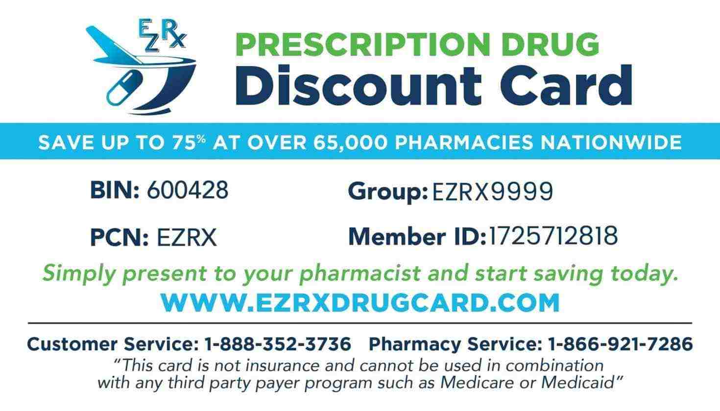 Prescription Drug Discount Card